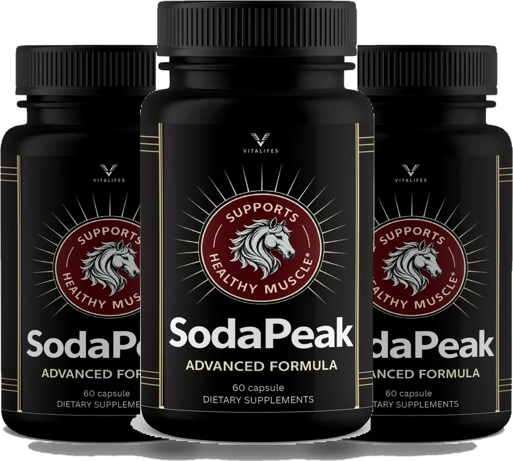 3 bottles of SodaPeak